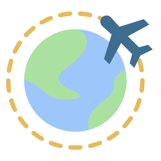 plane and earth png